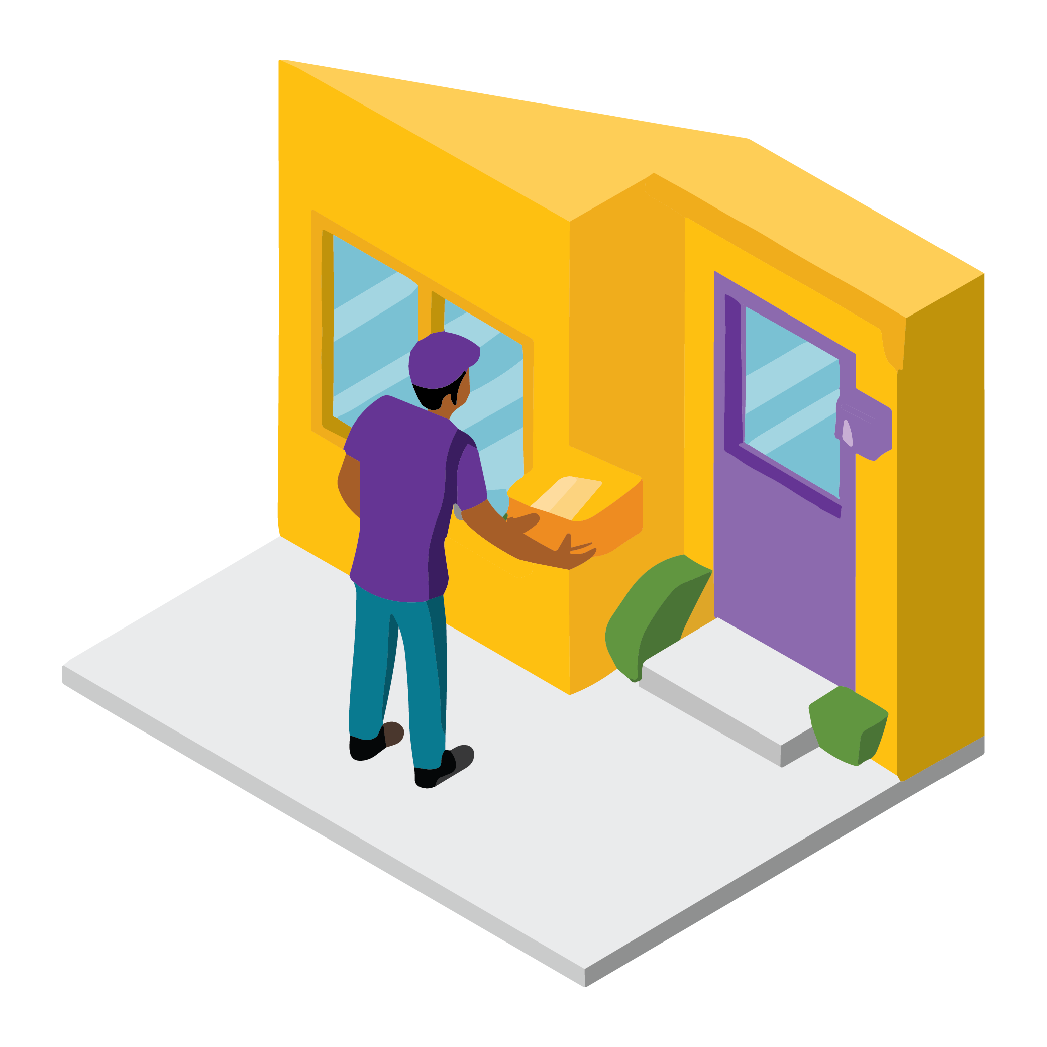 Graph showing savings over time